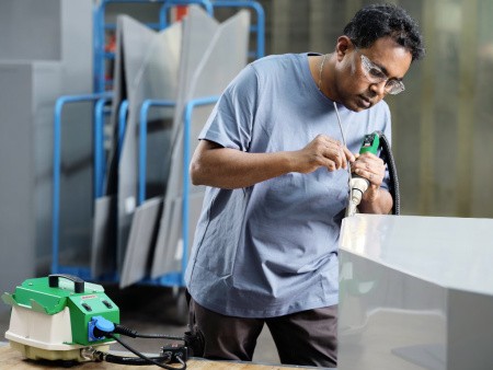 Ручной аппарат горячего воздуха PENWELD 500-A, применение