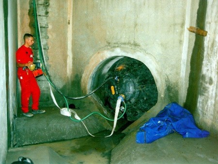 Пневматическое заглушающее перекрытие LAMPE для нефт.,  500-1400 со спецуплотнением