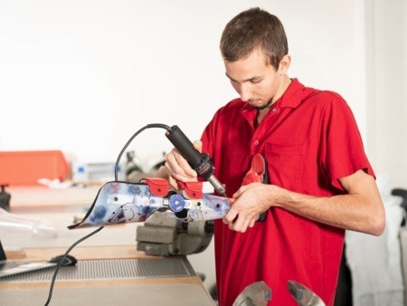 Ручной аппарат горячего воздуха HOT JET S (Хот Джет S), применение